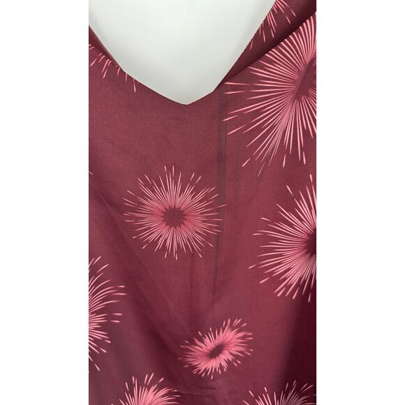 Universal Standard Shindig Satin Slip Dress Red Womens Plus Size 3X New - Picture 10 of 10